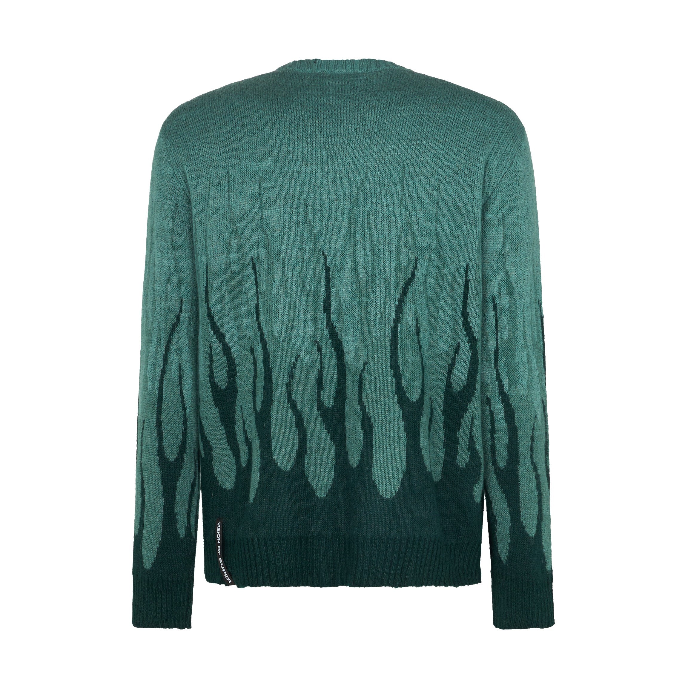 Vision Of Super, Maglione Uomo Jacquard Flames Jumper, 