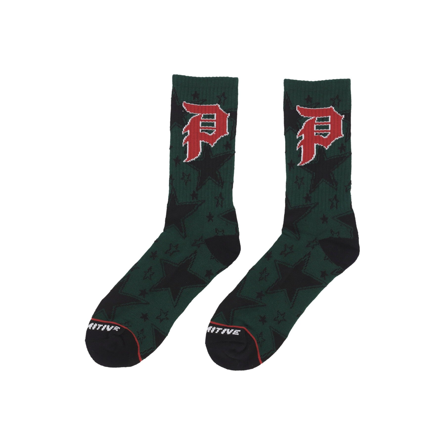 Primitive, Calza Media Uomo All-star Sock, Green