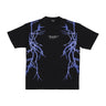 Phobia, Maglietta Uomo New Lightning Tee, Black/blue