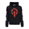 Phobia, Felpa Leggera Cappuccio Uomo Phobia Print Hoodie X Emis Killa, Black