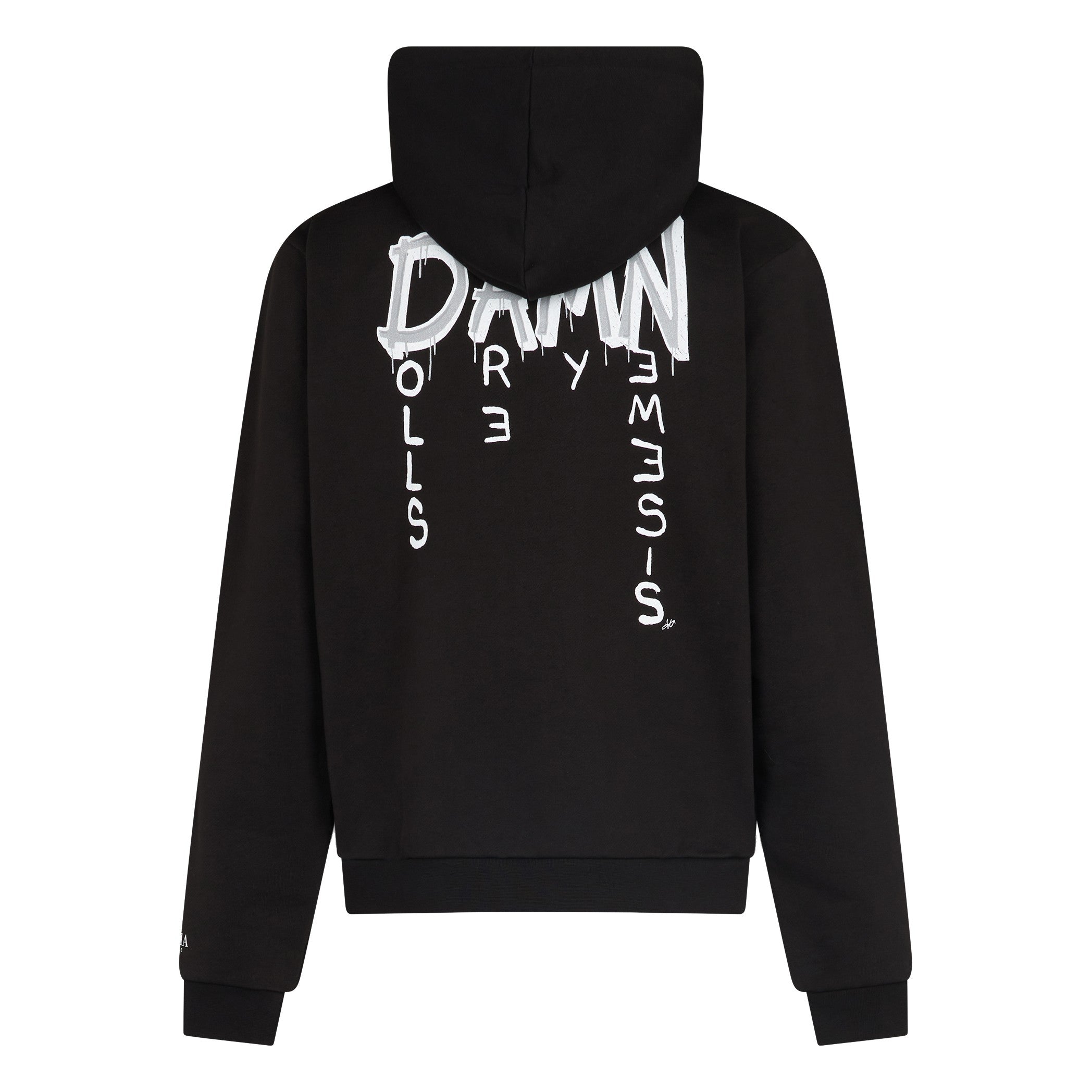 Phobia, Felpa Leggera Cappuccio Uomo Tdc Voodoo Print Hoodie X Testa Di Chezzo, 