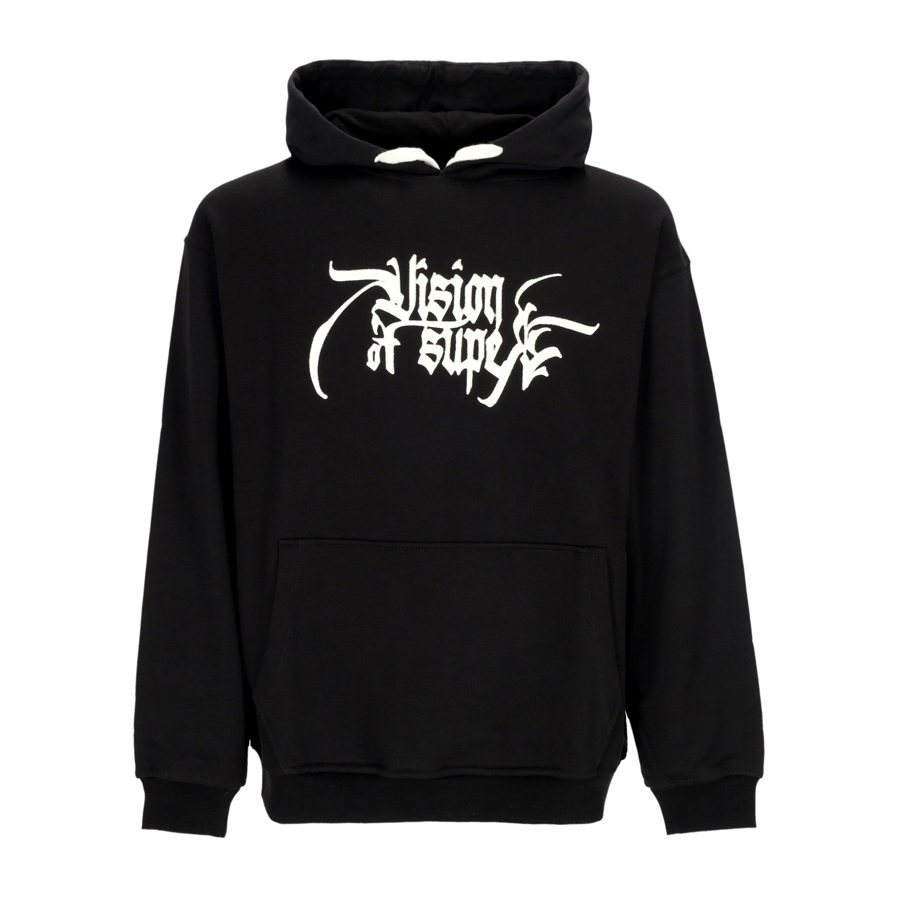 Vision Of Super, Felpa Leggera Cappuccio Uomo Rock Mather Hoodie, 