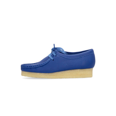 Clarks, Scarpa Lifestyle Donna W Wallabee, Bright Blue Leather