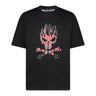 Vision Of Super, Maglietta Uomo Skull Print Tee, Black/red
