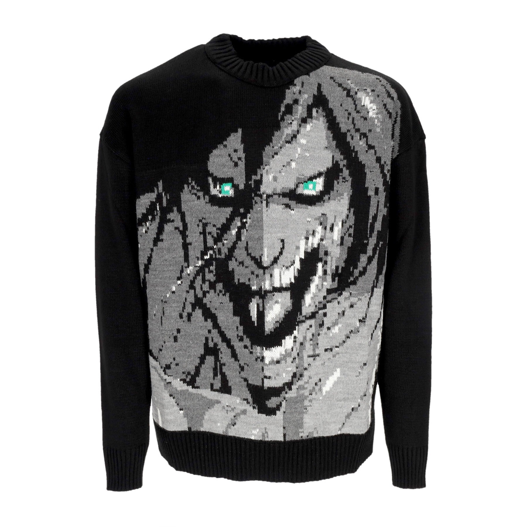 Dolly Noire, Maglione Uomo Attack Titan Sweater X Attack On Titan, Black