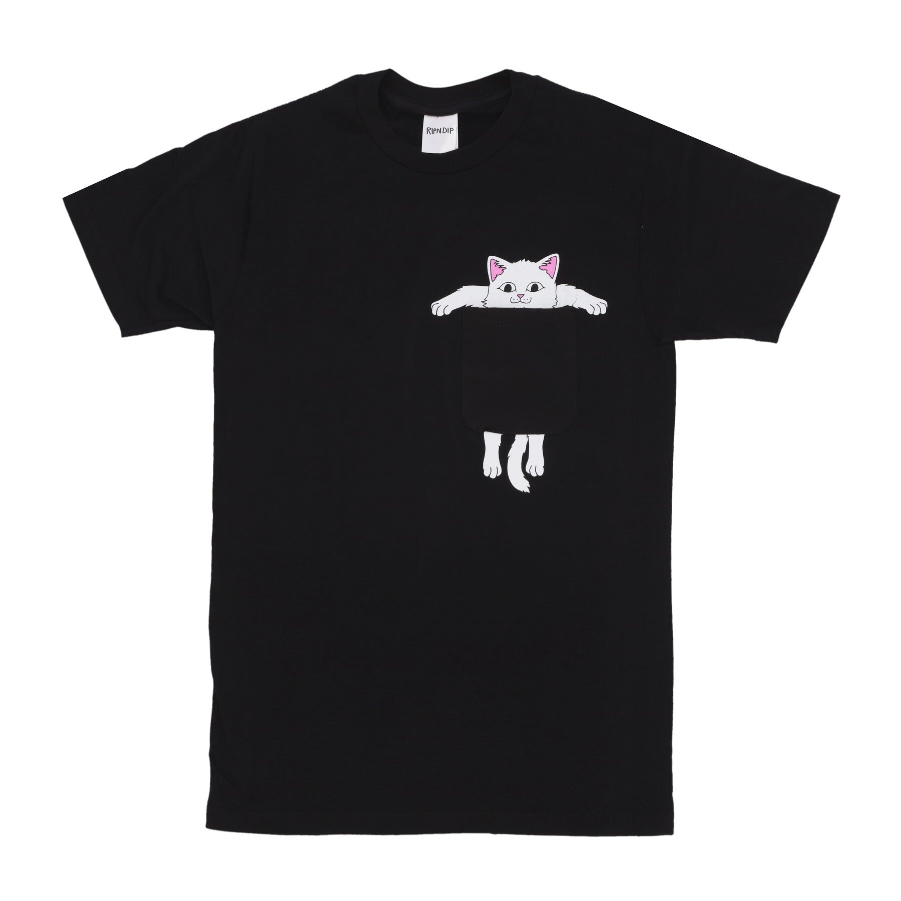 Ripndip, Maglietta Uomo Broke The Pocket Pocket Tee, Black