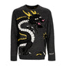 Ripndip, Maglione Uomo Ryu Knit Sweater, Black Heather