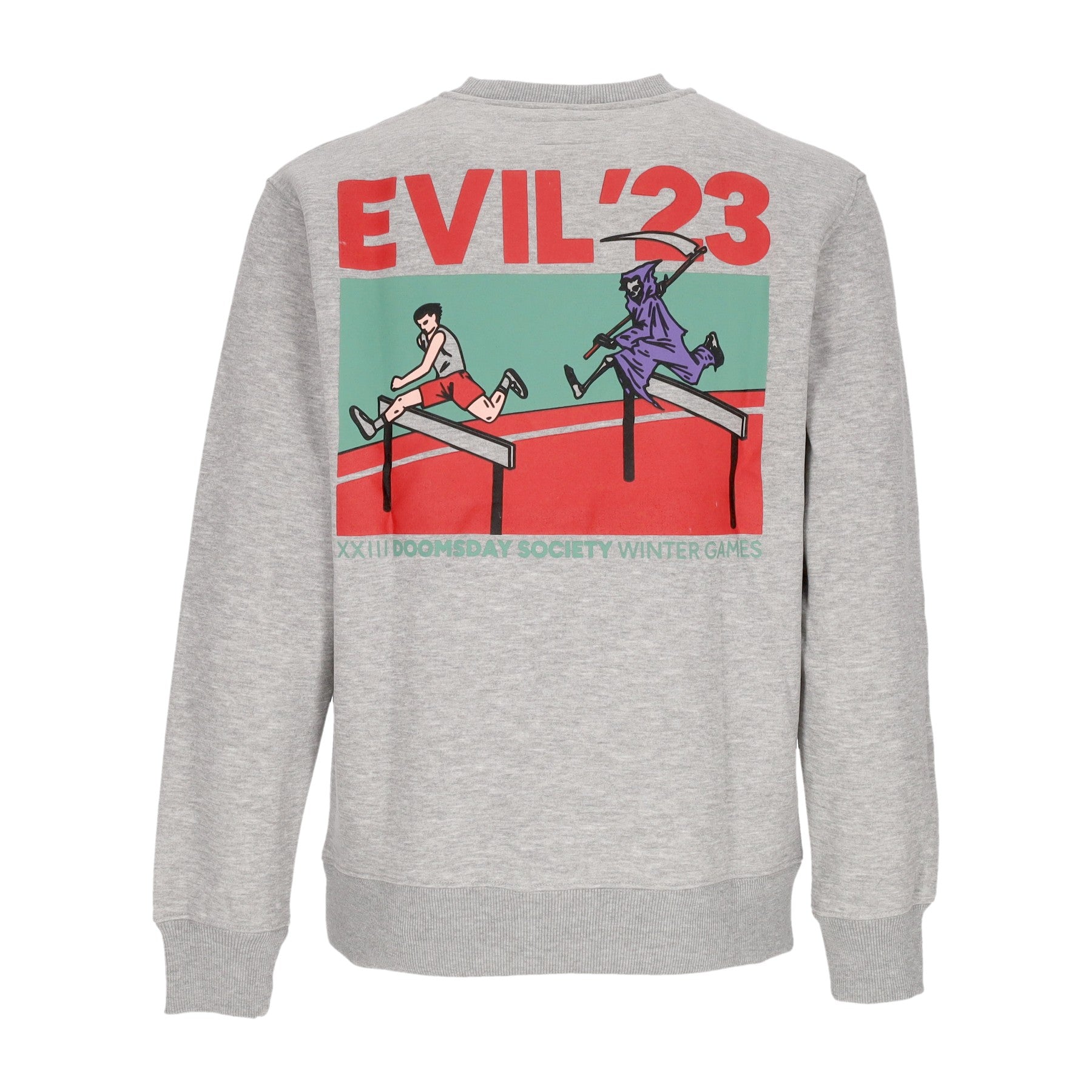 Doomsday, Felpa Girocollo Uomo Evil23 Crewneck, 