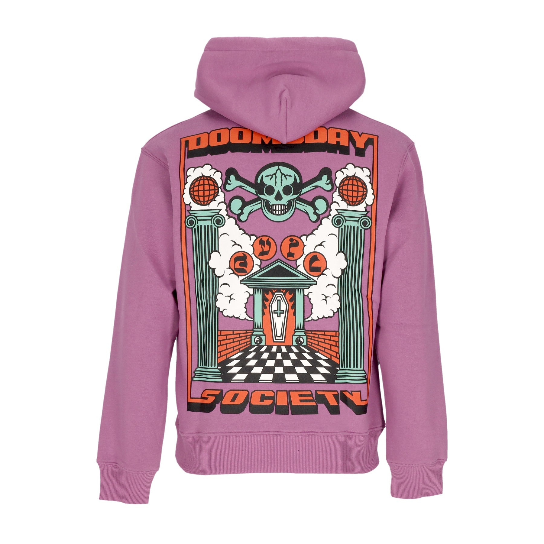 Doomsday, Felpa Cappuccio Uomo Lodge Of Darkness Hoodie, Iris