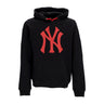 47 Brand, Felpa Cappuccio Uomo Mlb Burnside Hoodie Neyyan, Jet Black