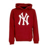 47 Brand, Felpa Cappuccio Uomo Mlb Burnside Hoodie Neyyan, Razor Red