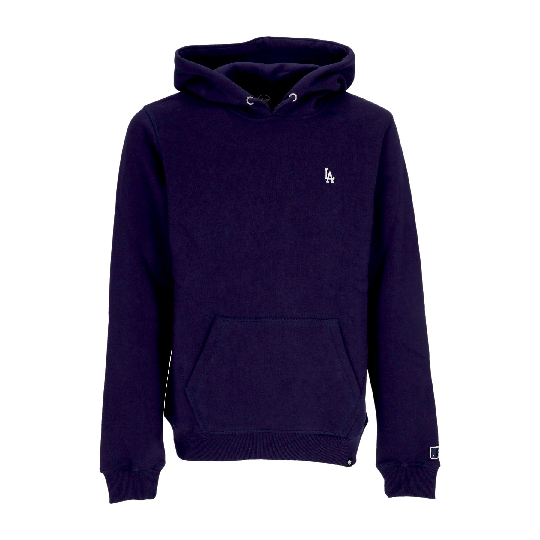 47 Brand, Felpa Cappuccio Uomo Mlb Base Runner Emb Burnside Hoodie Losdod, Light Navy