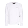 47 Brand, Felpa Girocollo Uomo Mlb Base Runner Emb Burnside Crew Neyyan, White Wash