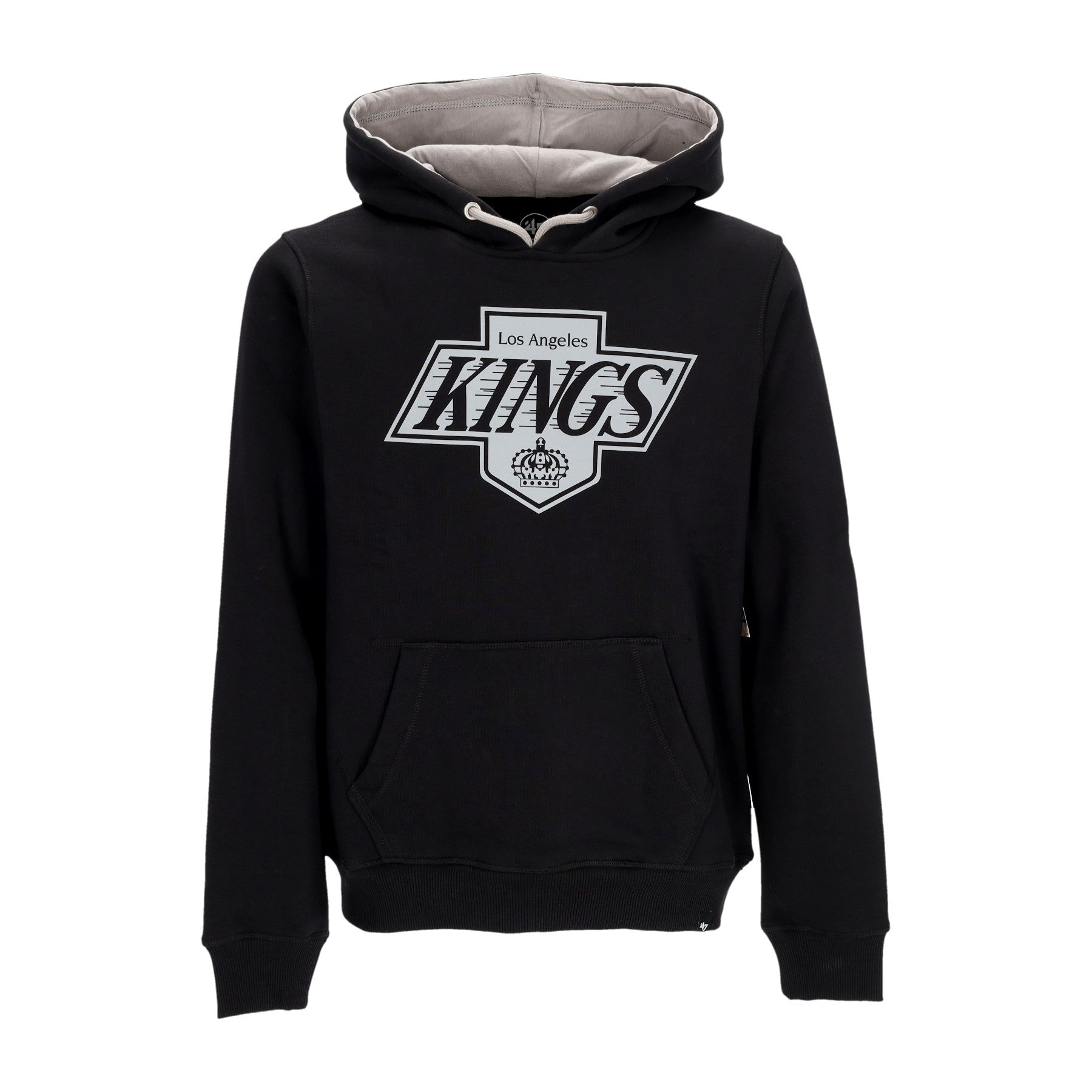 47 Brand, Felpa Cappuccio Uomo Nhl Ballpark Hoodie Loskin, Jet Black