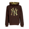 47 Brand, Felpa Cappuccio Uomo Mlb Frog Skin Camo Pop Burnside Hoodie Neyyan, Brown