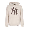 47 Brand, Felpa Cappuccio Uomo Mlb Burnside Hoodie Neyyan, Bone
