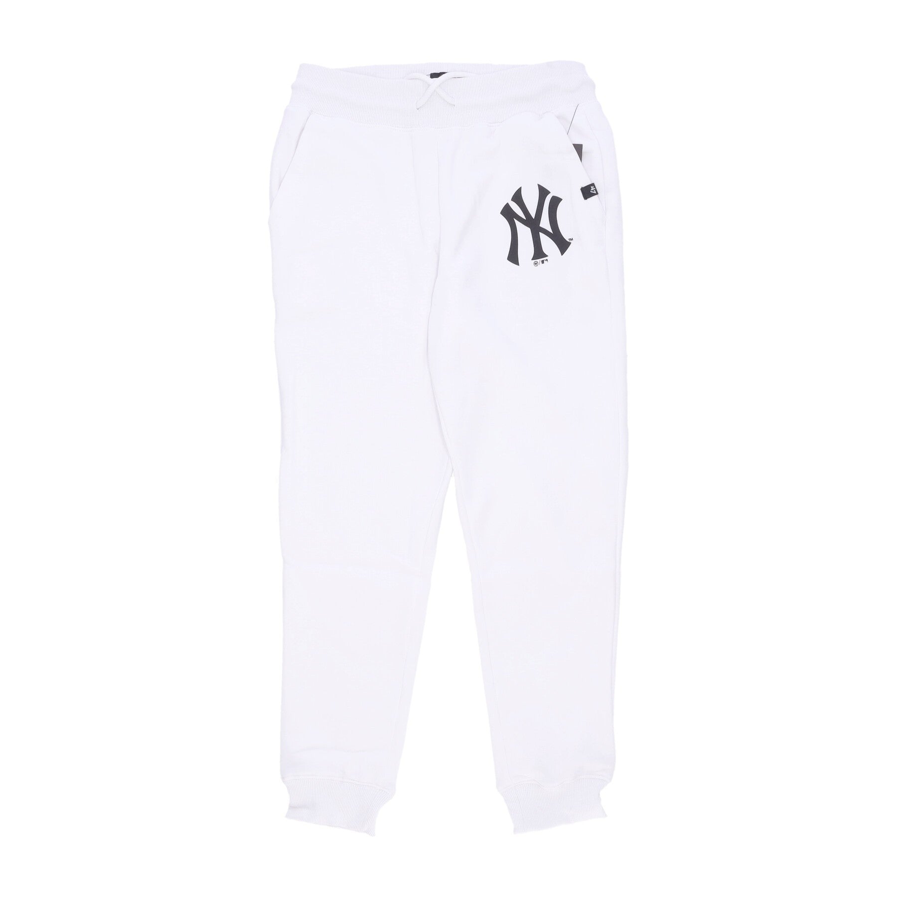 47 Brand, Pantalone Tuta Felpato Uomo Mlb Burnside Pant Neyyan, White Wash