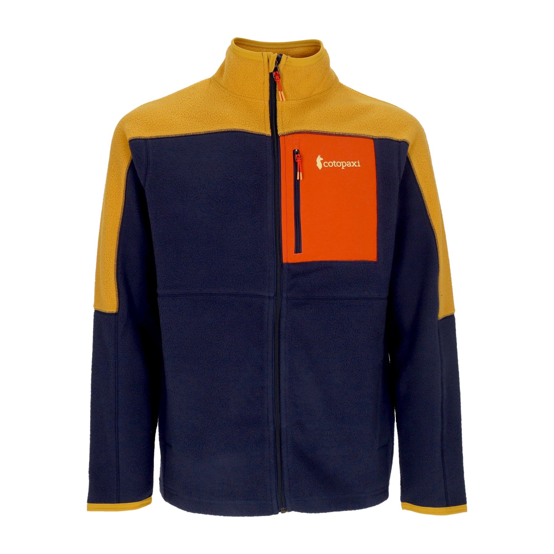 Cotopaxi, Giubbotto Pile Uomo Abrazo Fleece Full-zip Jacket, Amber/maritime