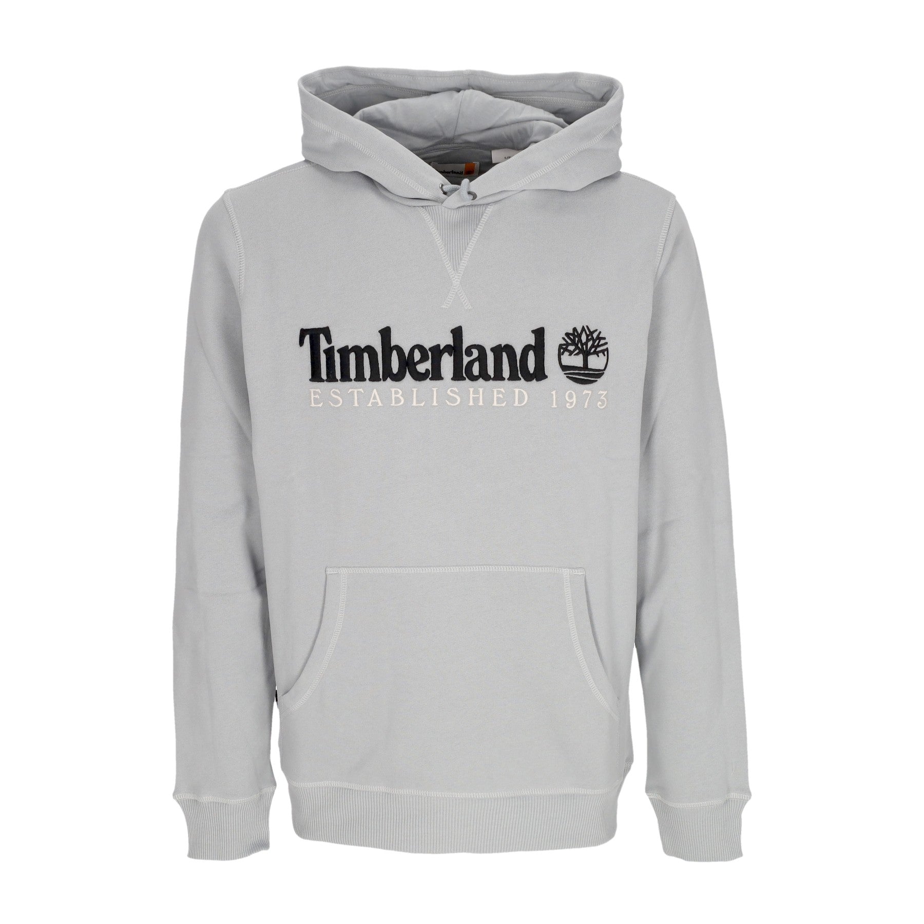 Timberland, Felpa Cappuccio Uomo L/s 50th Anniversary Est Hoodie, Quarry Grey