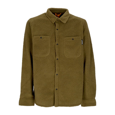 Timberland, Camicia Imbottita Uomo Fleece Overshirt, Dark Olive