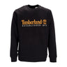 Timberland, Felpa Girocollo Uomo L/s Est 1973 Crewneck, Black