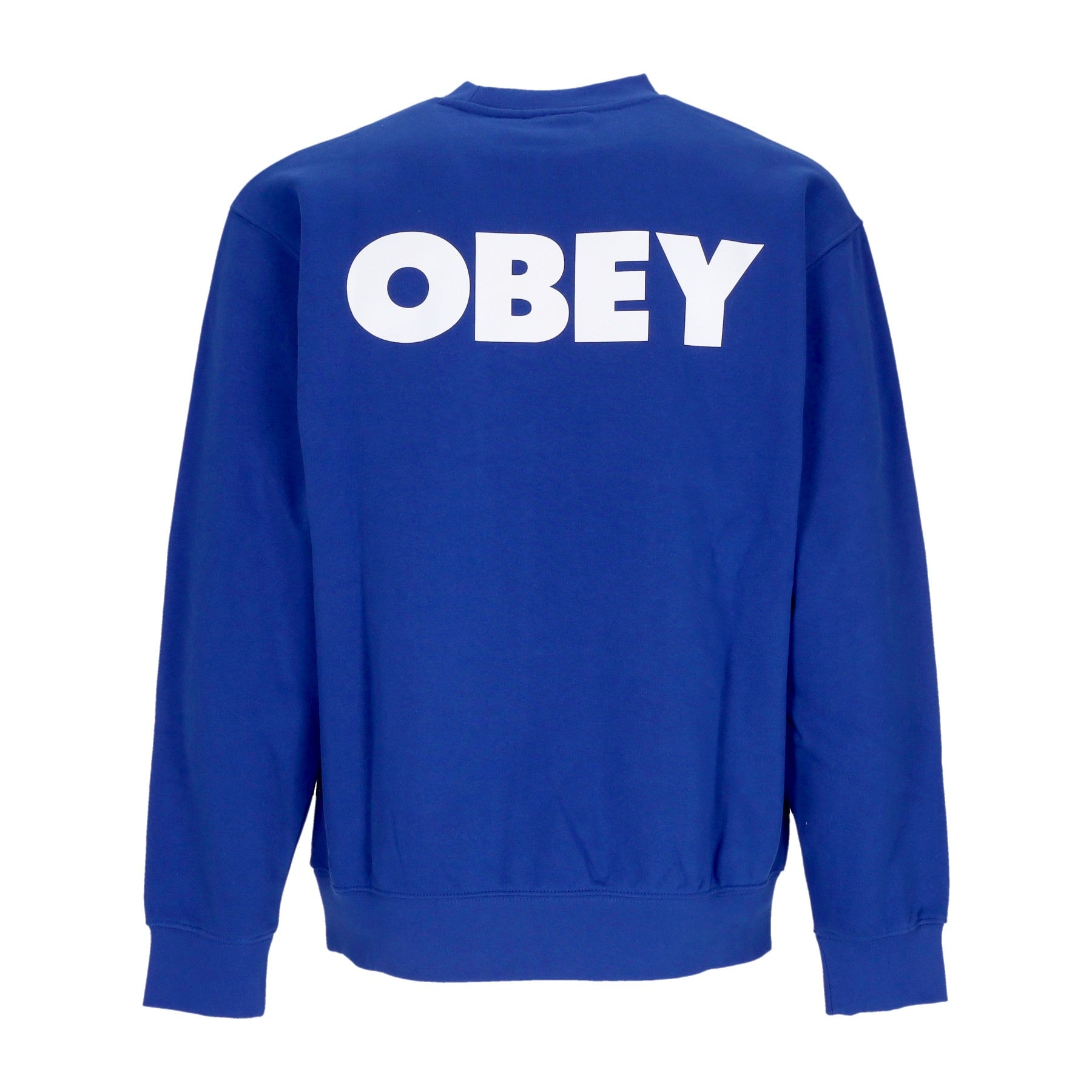 Obey, Felpa Girocollo Uomo Bold Premium Crew Fleece, Surf Blue