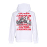 Iuter, Felpa Cappuccio Uomo Horses Hoodie, White