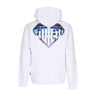 Iuter, Felpa Cappuccio Uomo Metal Logo Hoodie, White