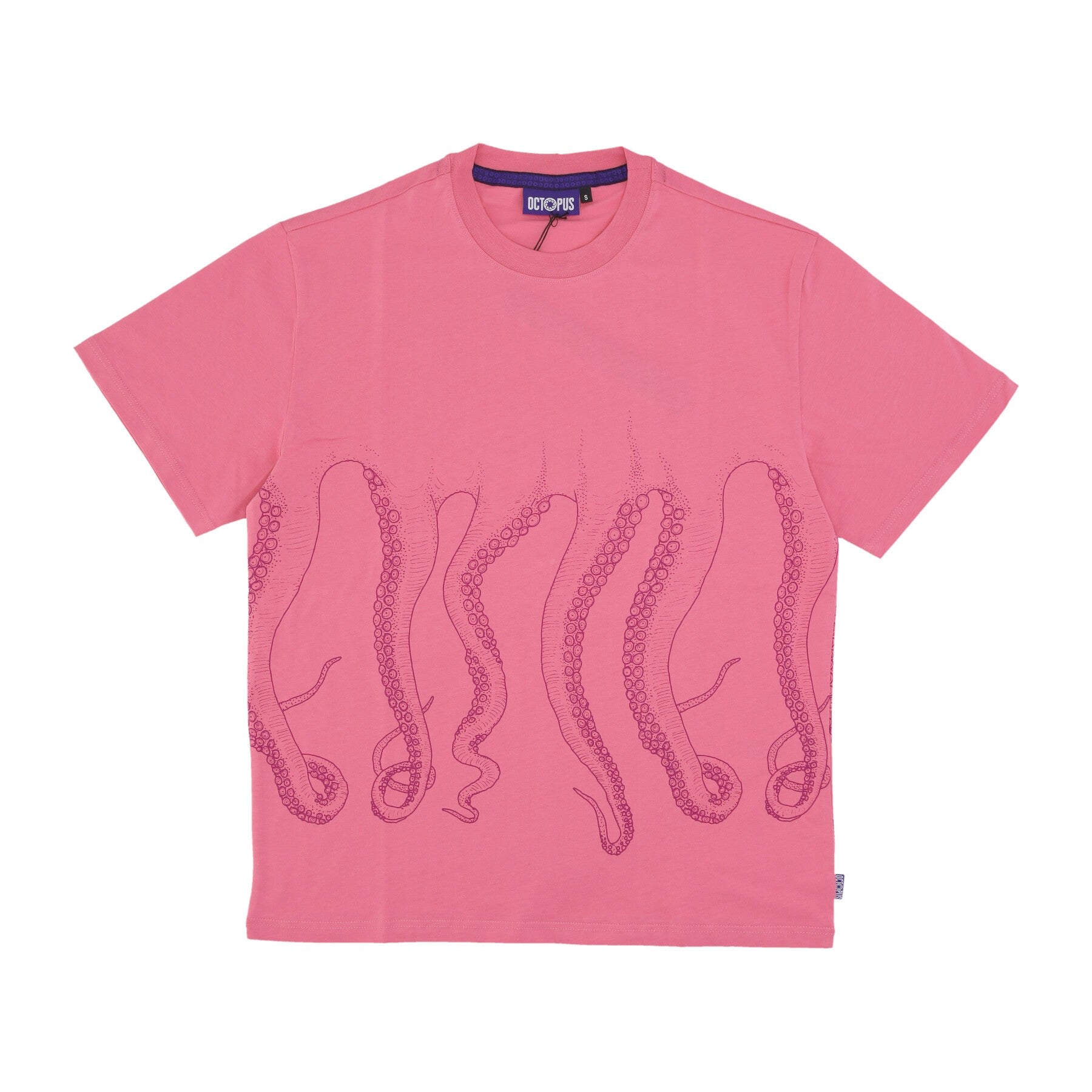 Octopus, Maglietta Uomo Outline Tee, Pink