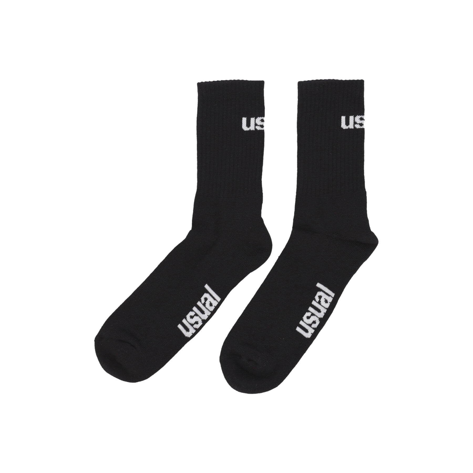 Medium Men's Sock Logo Socks Black