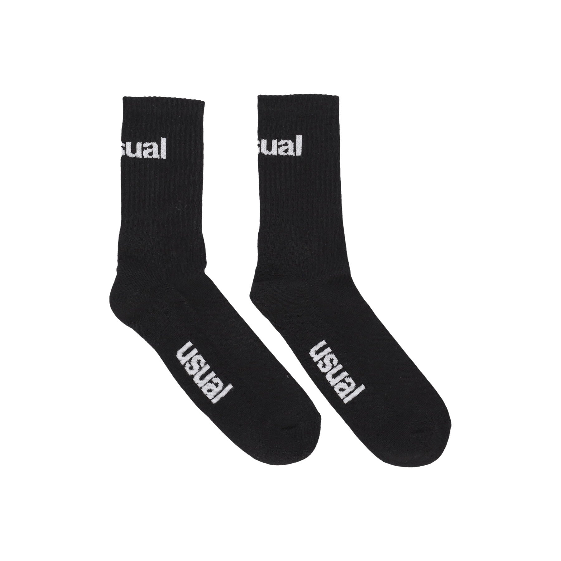 Medium Men's Sock Logo Socks Black