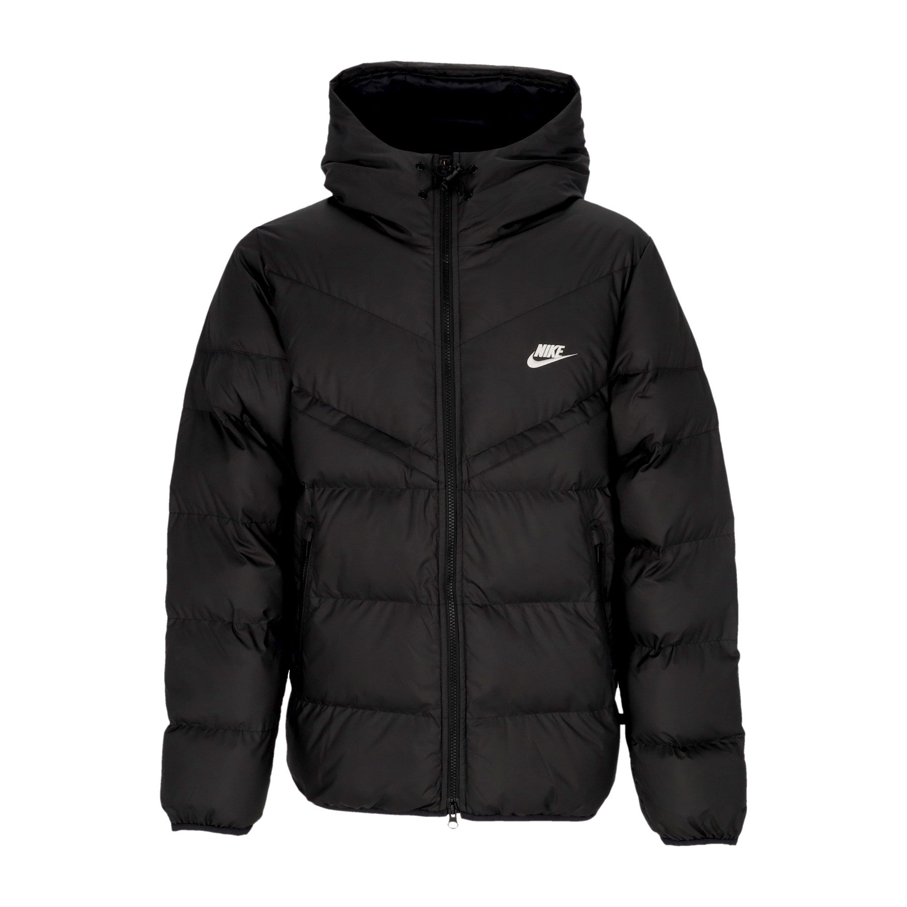 Nike, Piumino Uomo Storm Fit Windrunner Primaloft Hooded Jacket, Black/black/sail