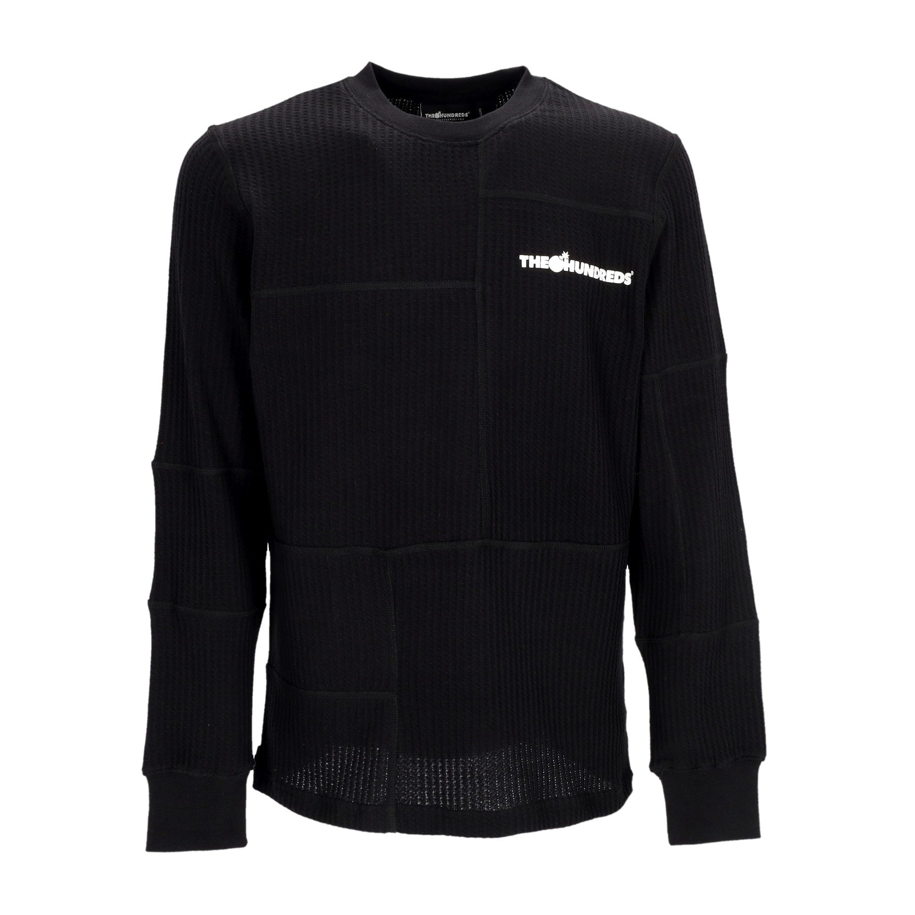 The Hundreds, Maglietta Manica Lunga Uomo Stein L/s Tee, Black
