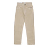 Amish, Pantalone Lungo Uomo Jeremiah Straight Canvas, Mud Dye Sand