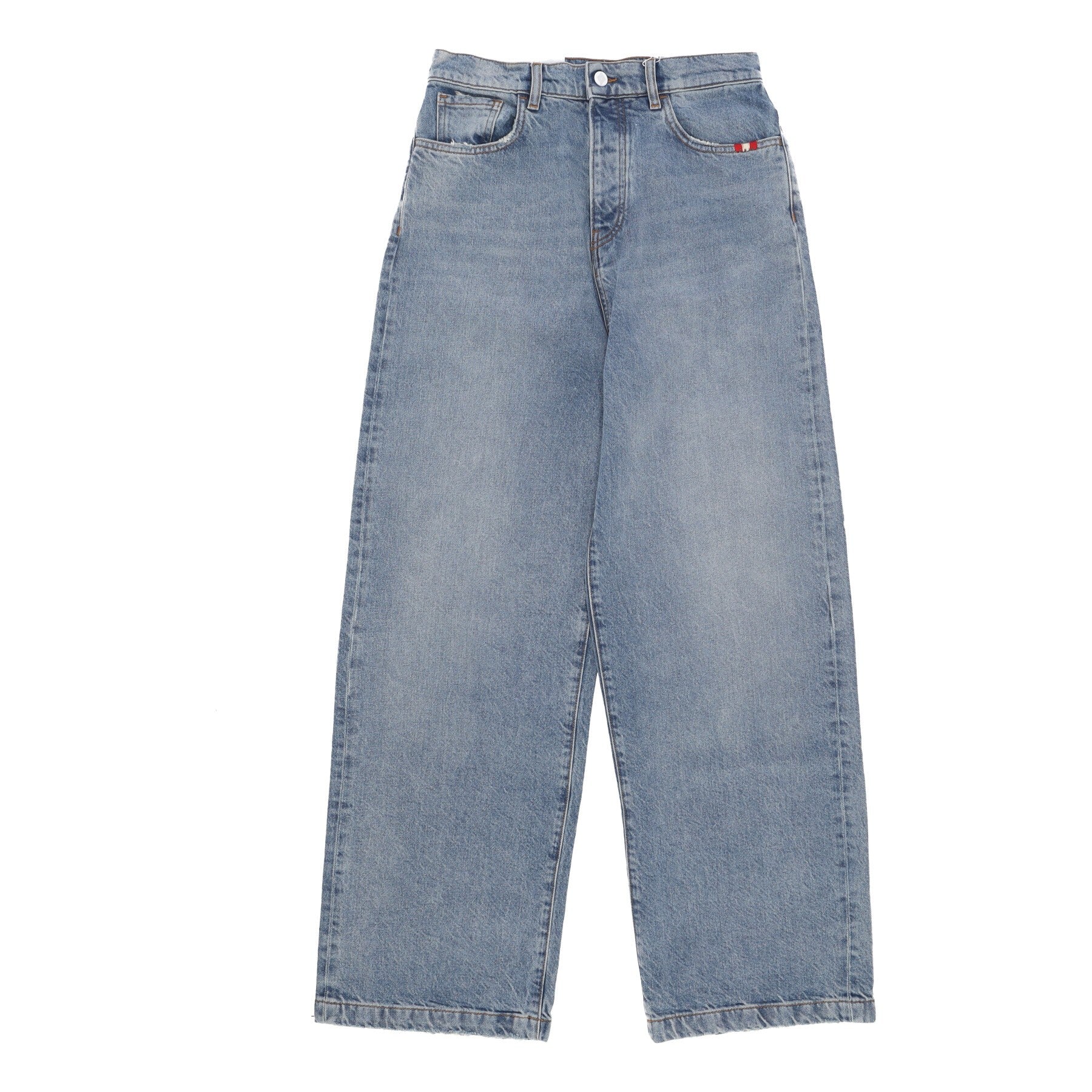 Amish, Jeans Uomo Wide Recycled Denim, Sand Stone Denim