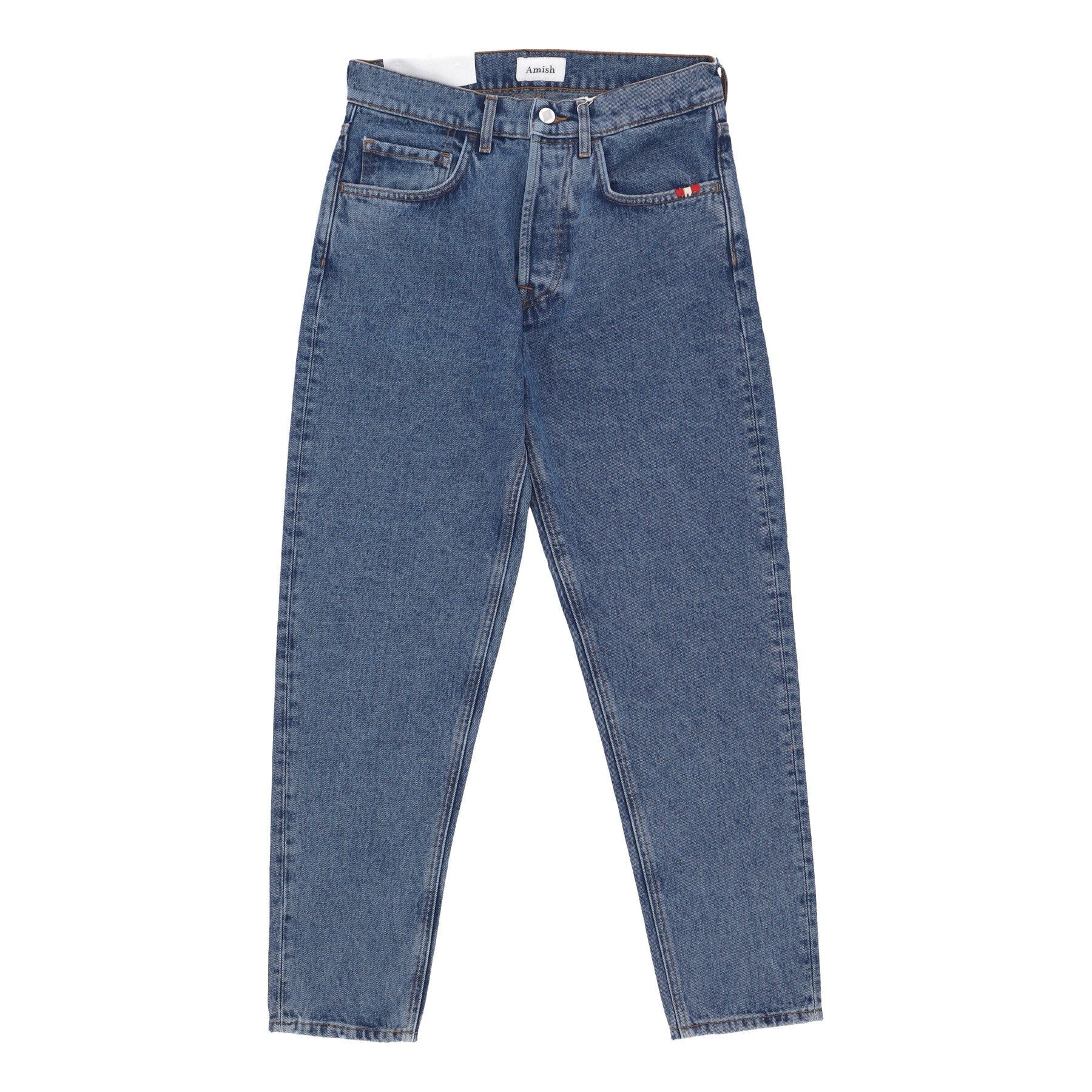 Amish, Jeans Uomo Jeremiah Denim, Stone Wash Denim