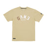 Game, Maglietta Uomo Arch Logo Tee, Desert Sand