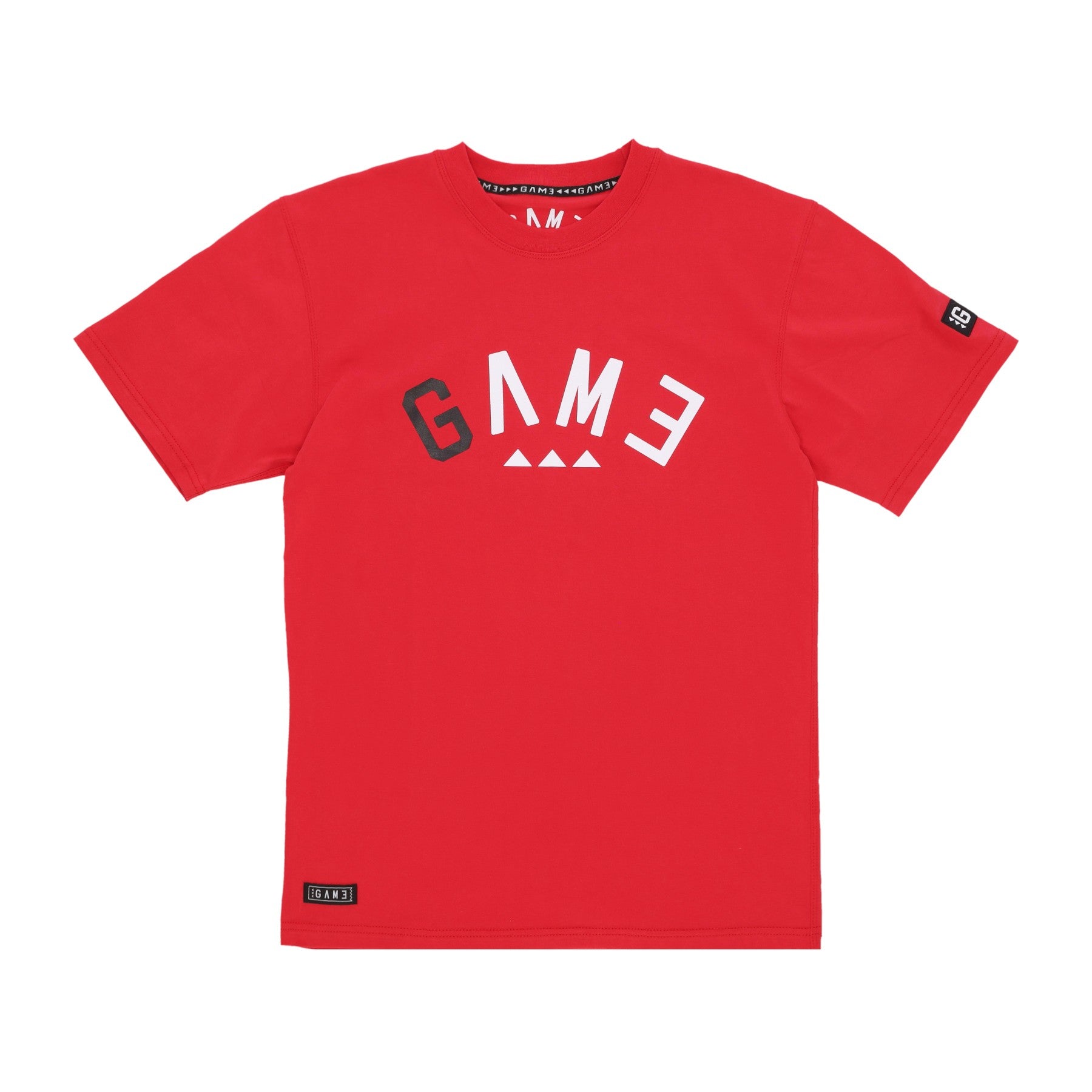 Game, Maglietta Uomo Arch Logo Tee, Royal Red