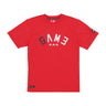 Game, Maglietta Uomo Arch Logo Tee, Royal Red