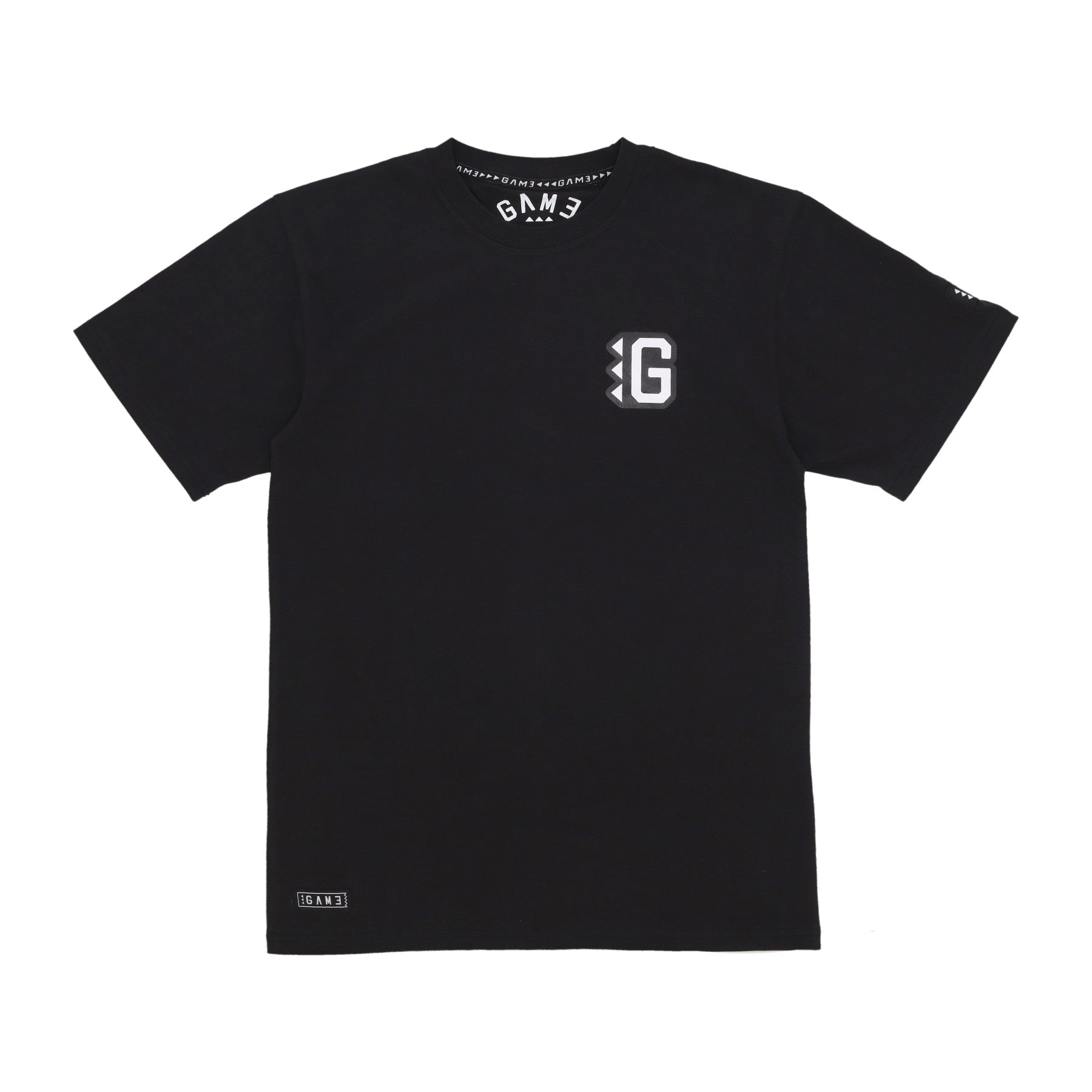 Game, Maglietta Uomo Vertical Back G-tee, Jolly Black