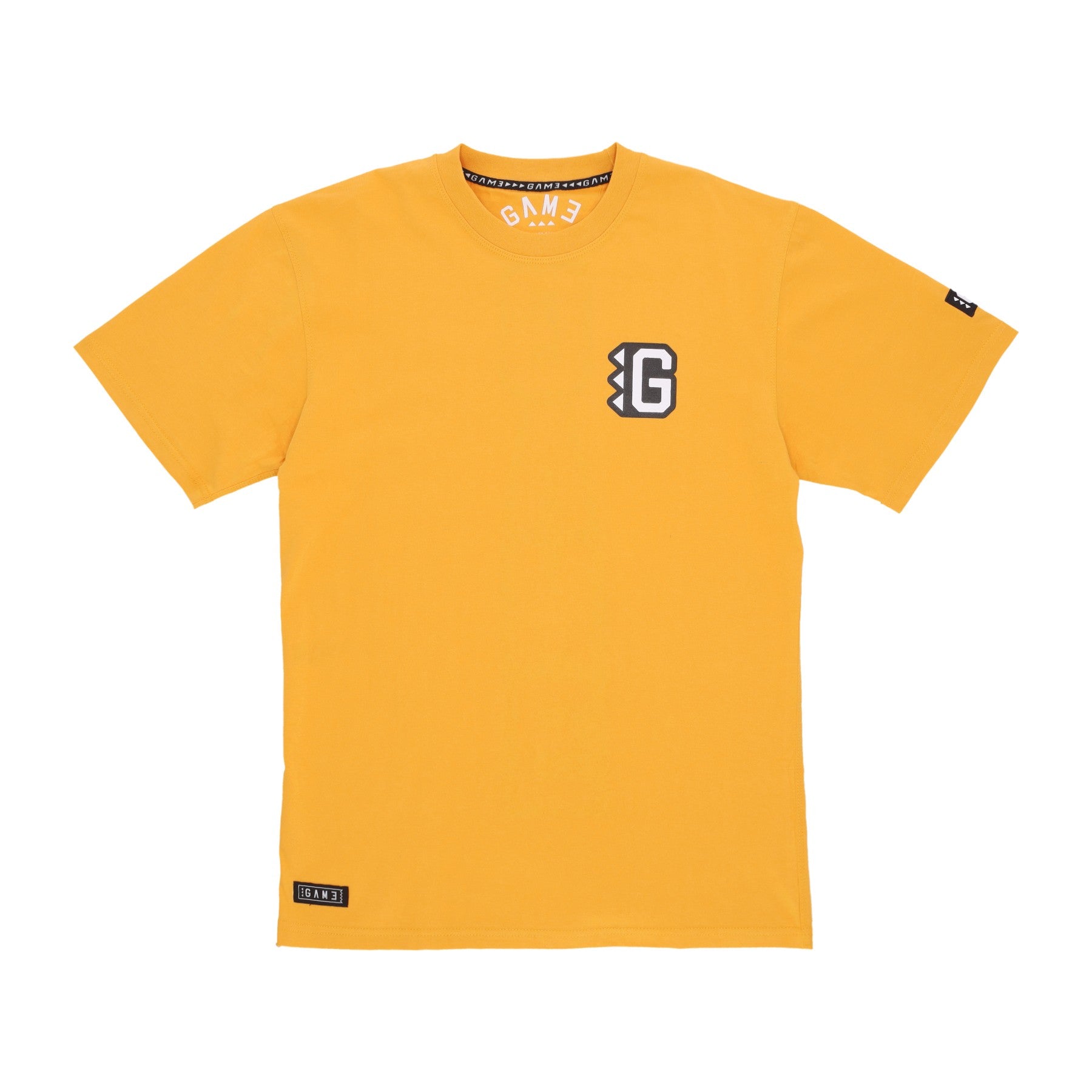 Game, Maglietta Uomo Vertical Back G-tee, Mustard
