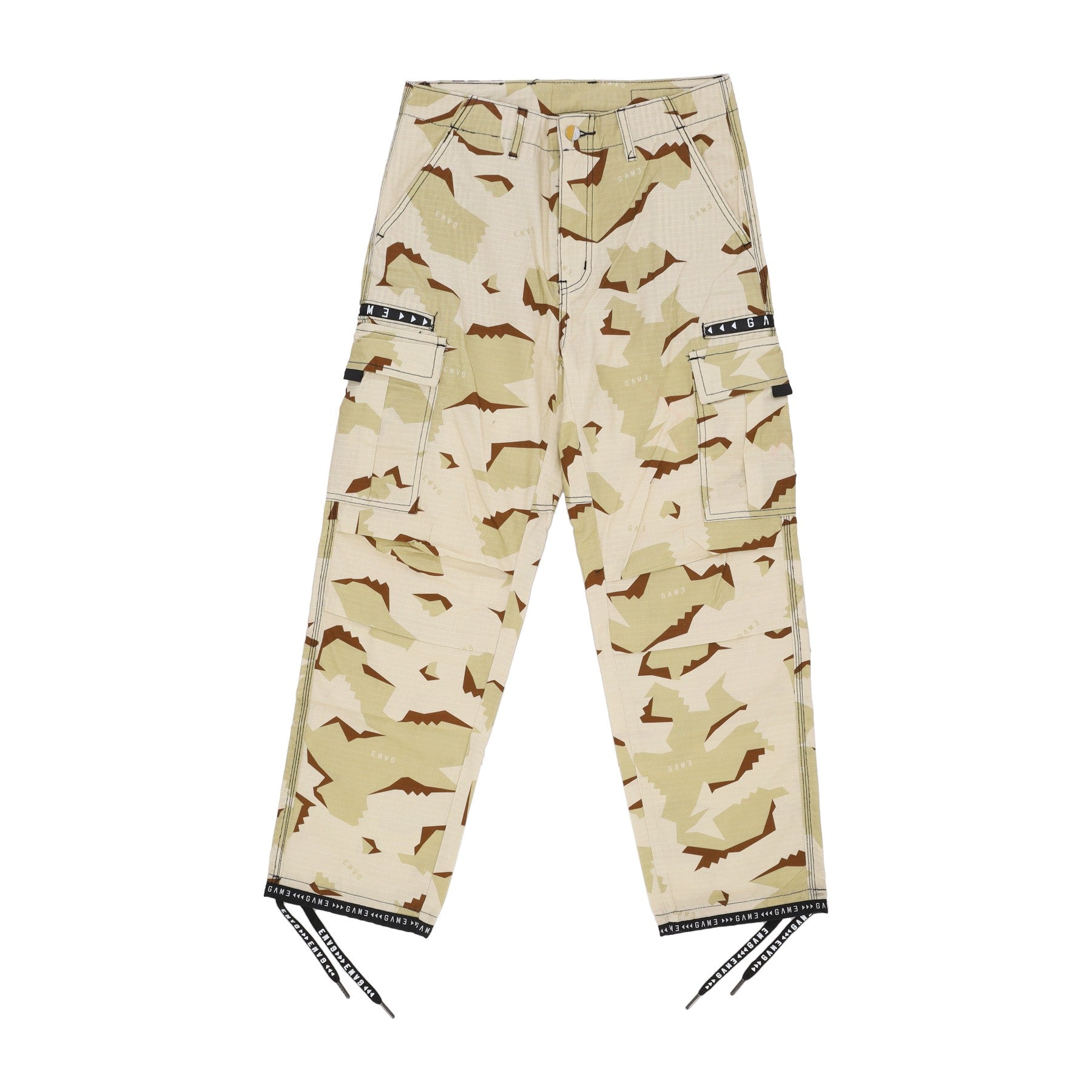 Game, Pantalone Lungo Uomo G-cargo Pants, Desert Camo
