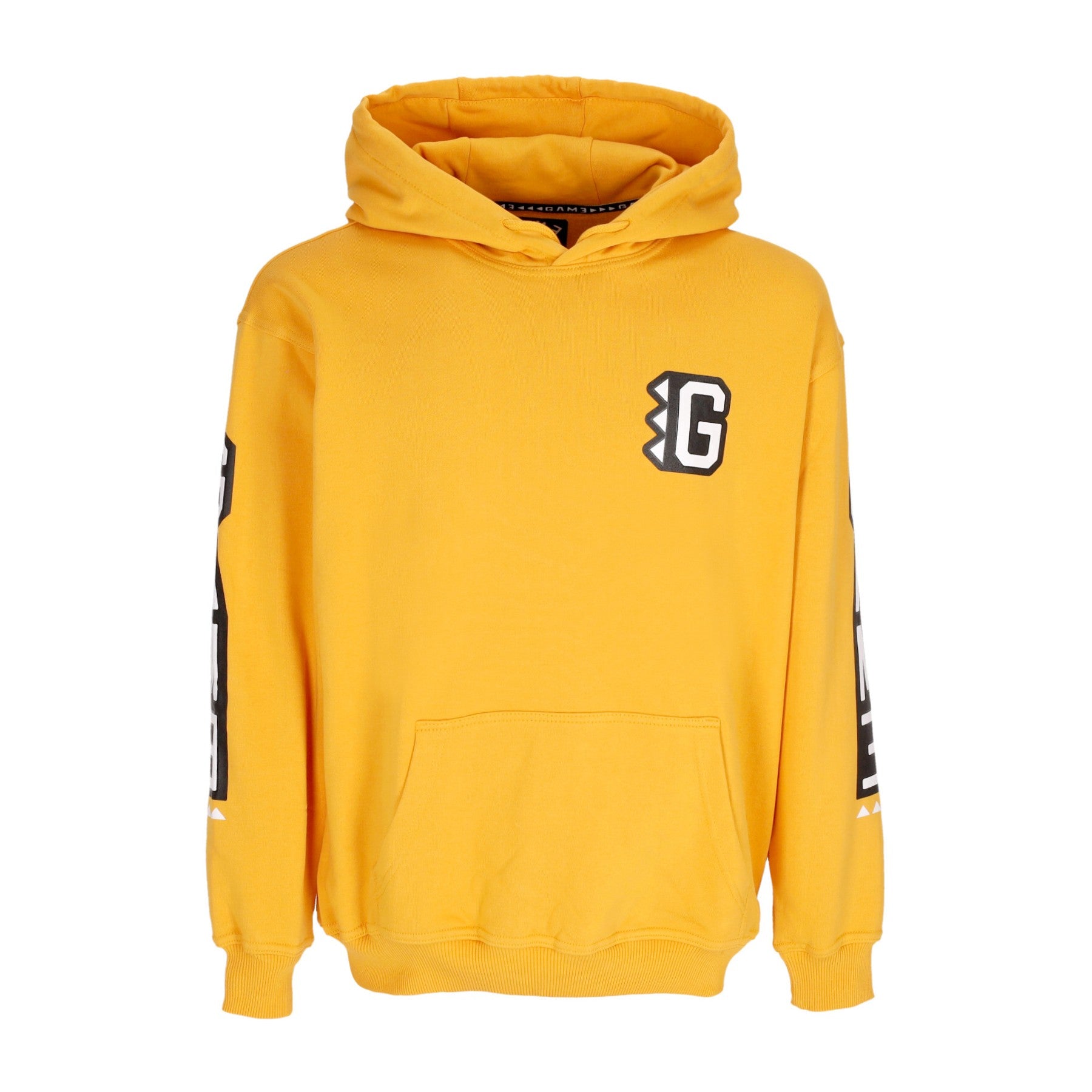 Game, Felpa Cappuccio Uomo Armscript G-hoodie, Mustard