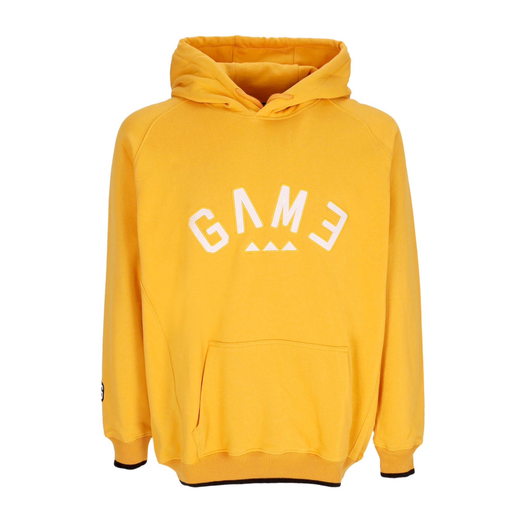 Game, Felpa Cappuccio Uomo Arch Logo Hoodie, Mustard