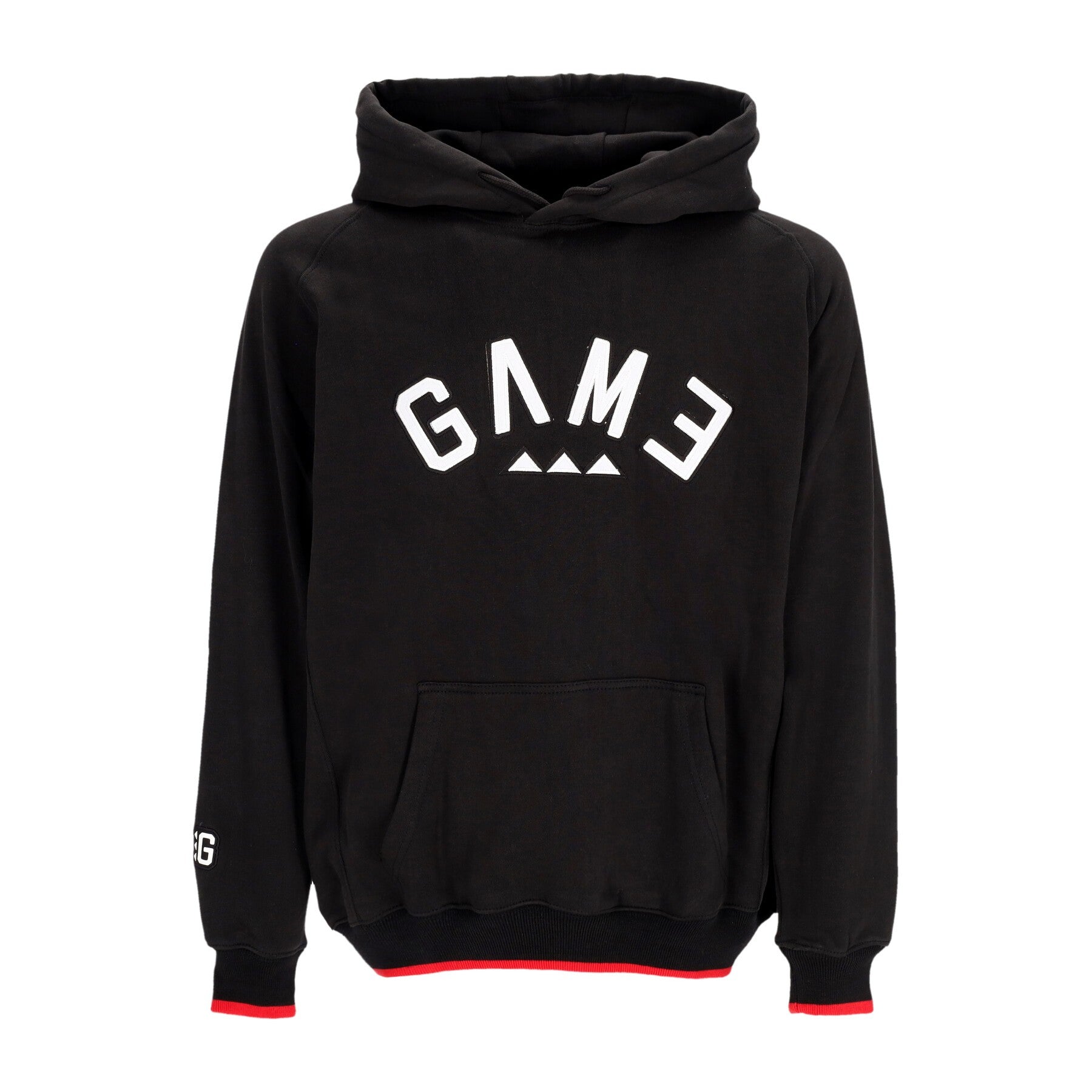 Game, Felpa Cappuccio Uomo Arch Logo Hoodie, Jolly Black
