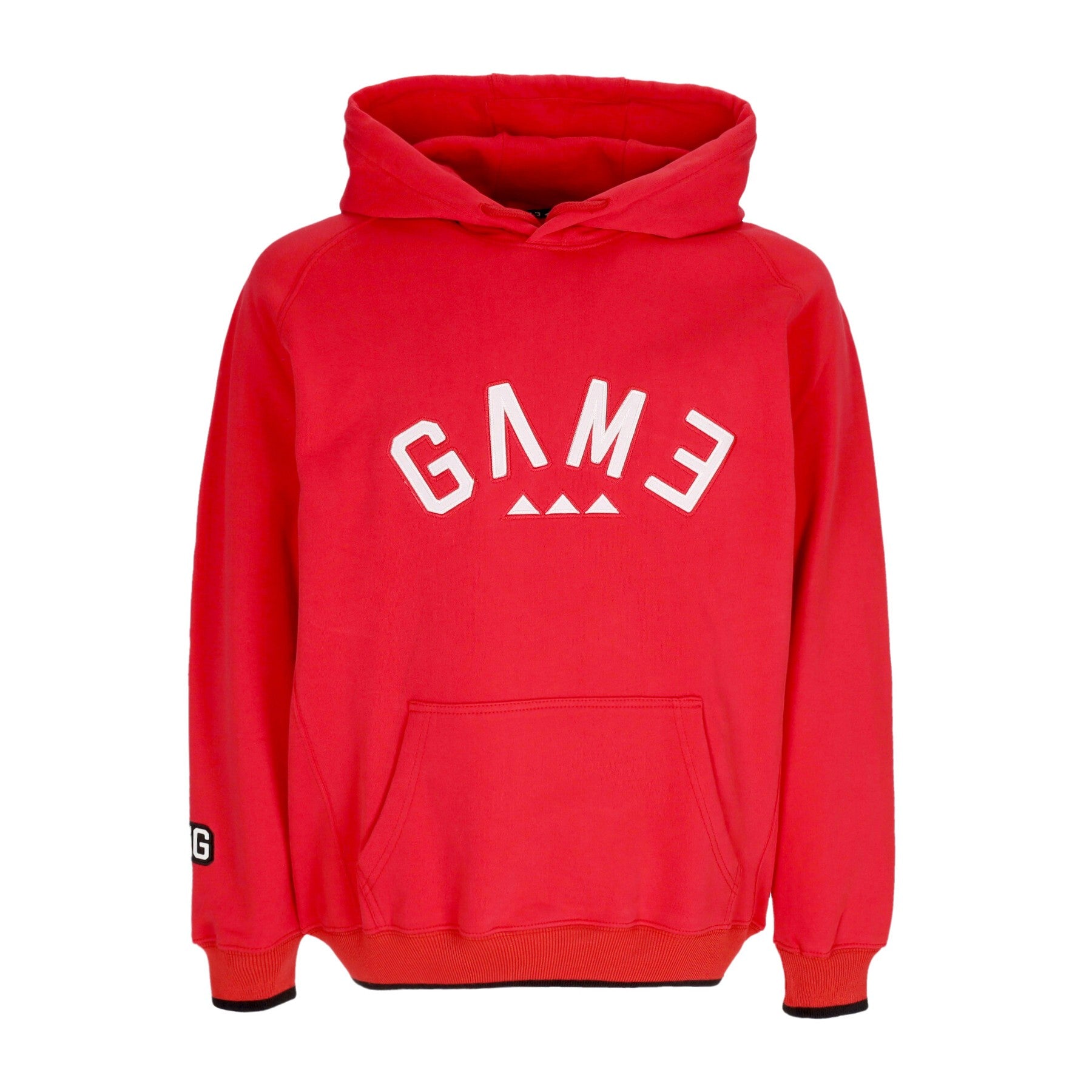 Game, Felpa Cappuccio Uomo Arch Logo Hoodie, Royal Red
