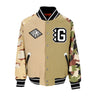 Game, Giubbotto College Uomo Respect Loyalty Truth Varsity Jacket, Woodland/desert Sand