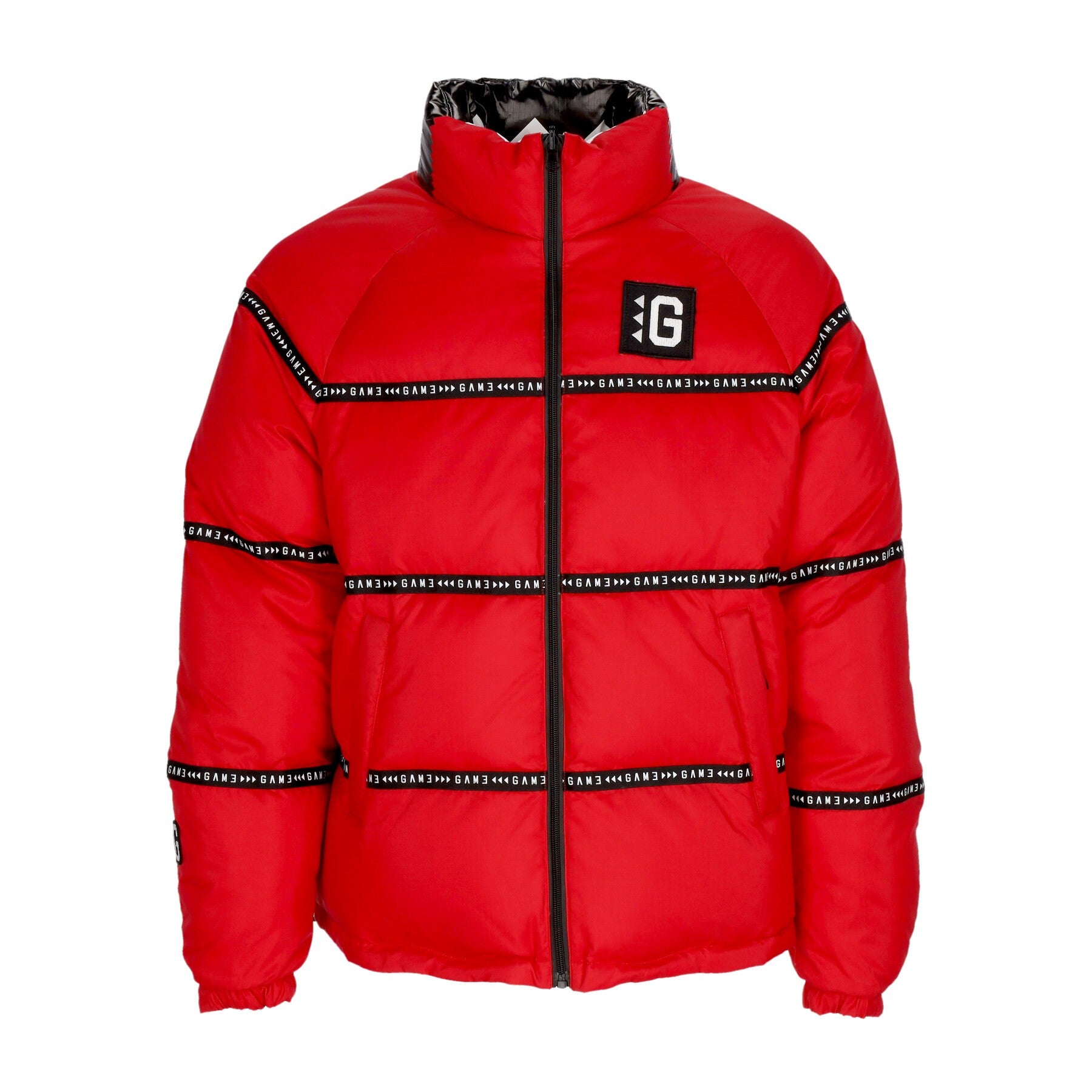 Game, Piumino Uomo The Lost Tapes Reversible G-puffer Jacket, Royal Red/white
