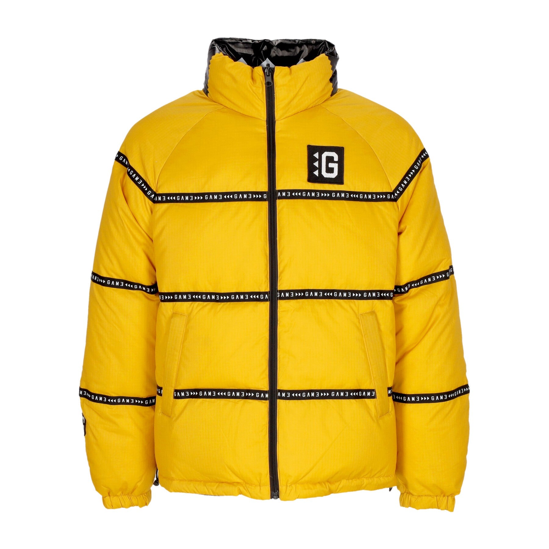 Game, Piumino Uomo The Lost Tapes Reversible G-puffer Jacket, Mustard/black