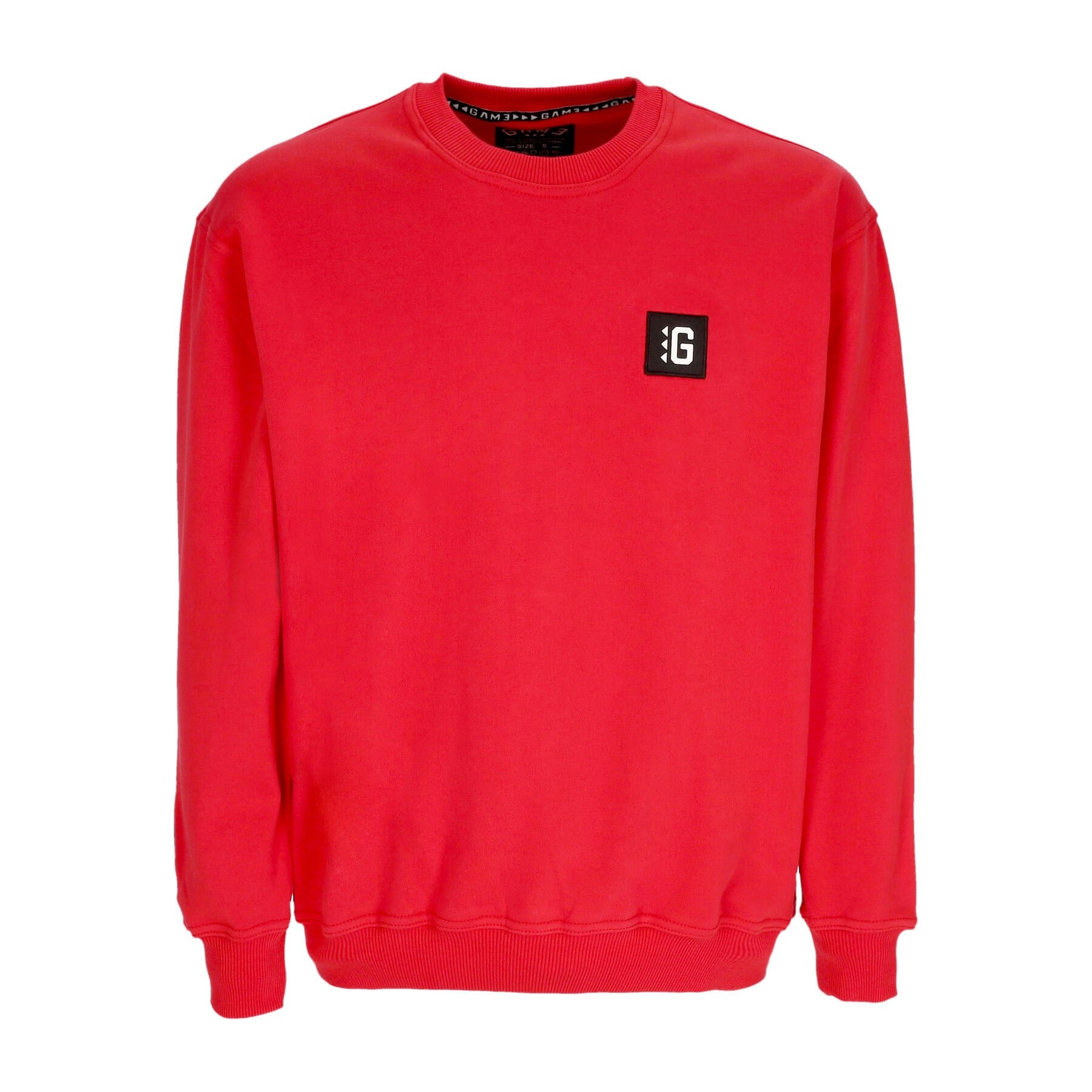 Game, Felpa Girocollo Uomo G-crew, Royal Red
